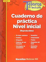 Tesoros de Lectura, a Spanish Reading/Language Arts Program, Grade 1, Approaching Reproducibles
